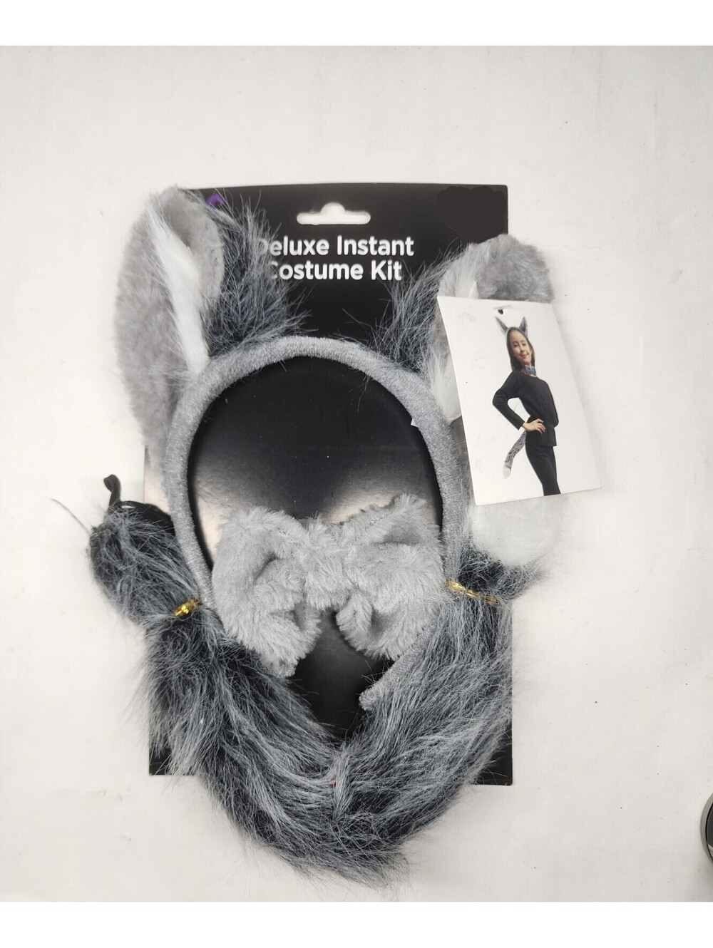 Happy Halloween Wolf 🐺 Costume Accessories - Headpiece/Bow Tie/Tail - NEW